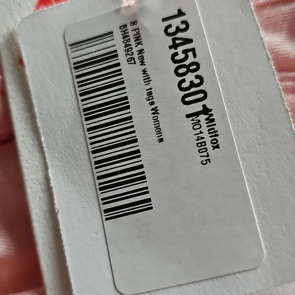 Wildfox “Wild Lovers” Racerback Tank Top Size Small NWT - Picture 5 of 8